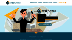 What My3dplanner.com website looked like in 2020 (3 years ago)