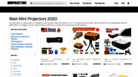 What Miniprojectors.biz website looked like in 2020 (3 years ago)