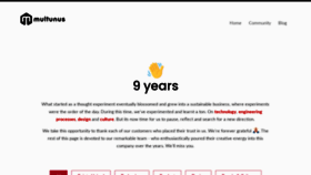 What Multunus.com website looked like in 2020 (3 years ago)
