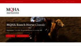 What Mqha.ca website looked like in 2020 (4 years ago)