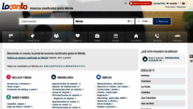 What Merida.locanto.com.ve website looked like in 2020 (3 years ago)