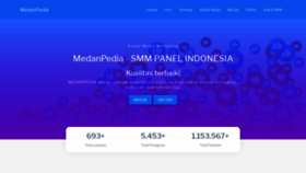 What Medanpedia.co.id website looked like in 2020 (3 years ago)