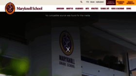 What Maryknollschool.org website looked like in 2020 (3 years ago)