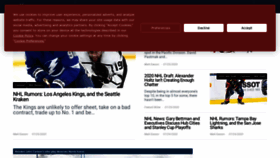 What Mynhltraderumors.com website looked like in 2020 (3 years ago)