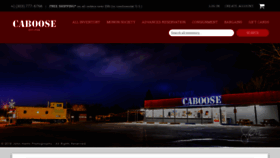 What Mycaboose.com website looked like in 2020 (3 years ago)