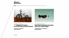 What Museum-morsbroich.de website looked like in 2020 (3 years ago)