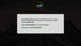 What Municipal.codes website looked like in 2020 (3 years ago)