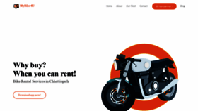 What Mybike4u.com website looked like in 2020 (3 years ago)