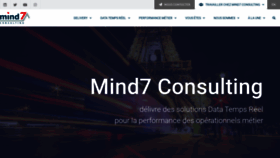 What Mind7.fr website looked like in 2020 (3 years ago)