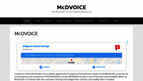 What Mcdvoice.page website looked like in 2020 (3 years ago)