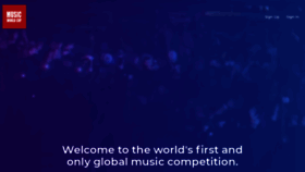 What Musicworldcup.com website looked like in 2020 (3 years ago)
