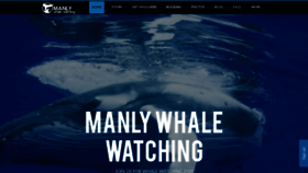 What Manlywhalewatching.com website looked like in 2020 (3 years ago)