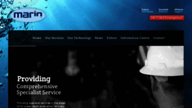 What Marinsubsea.com website looked like in 2020 (3 years ago)