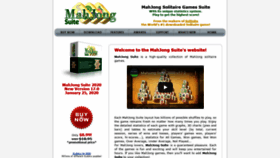 What Mahjongsuite.com website looked like in 2020 (3 years ago)