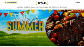 What Mccolls.co.uk website looked like in 2020 (3 years ago)