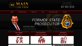 What Mainlawfirm.com website looked like in 2020 (3 years ago)
