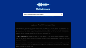 What Mp3juices.uno website looked like in 2020 (3 years ago)