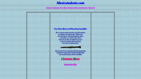 What Musicstudents.com website looked like in 2020 (3 years ago)