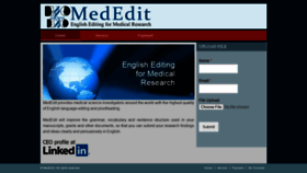 What Mededit.net website looked like in 2020 (3 years ago)