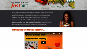 What Mercolafastdiet.com website looked like in 2020 (3 years ago)