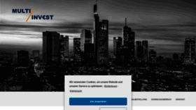 What Multi-invest-ffm.de website looked like in 2020 (5 years ago)
