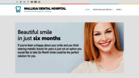 What Malligaidental.com website looked like in 2020 (3 years ago)