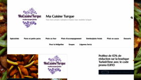 What Macuisineturque.fr website looked like in 2020 (3 years ago)
