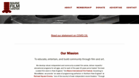 What Mainefilmcenter.org website looked like in 2020 (3 years ago)