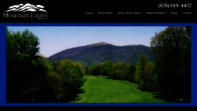 What Mountainlaurelrealty.com website looked like in 2020 (3 years ago)