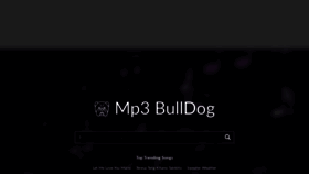 What Mp3bulldog.com website looked like in 2020 (3 years ago)