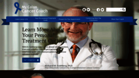 What Mycoloncancercoach.org website looked like in 2020 (3 years ago)