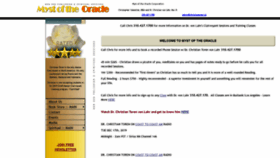 What Mystoftheoracle.com website looked like in 2020 (3 years ago)