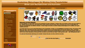 What Malvorlagen-fensterbilder.de website looked like in 2020 (3 years ago)