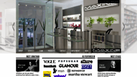 What Maxinesalon.com website looked like in 2020 (3 years ago)