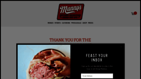 What Mannysdeli.com website looked like in 2020 (3 years ago)