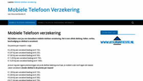 What Mobiele-telefoon-verzekering.nl website looked like in 2020 (3 years ago)