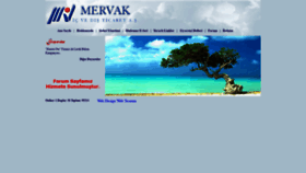 What Mervak.com.tr website looked like in 2020 (3 years ago)