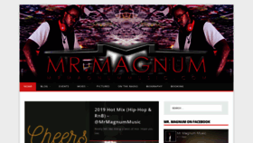 What Mrmagnummusic.com website looked like in 2020 (3 years ago)