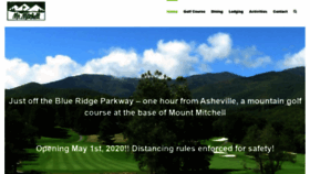 What Mountmitchellgolf.com website looked like in 2020 (3 years ago)