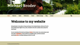 What Mbroder.com website looked like in 2020 (3 years ago)