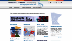 What Mncompass.org website looked like in 2020 (3 years ago)