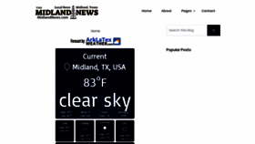 What Midlandnews.com website looked like in 2020 (3 years ago)