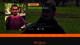 What Muhammedaliaslan.com.tr website looked like in 2020 (3 years ago)