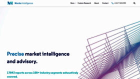What Mordorintelligence.com website looked like in 2020 (3 years ago)