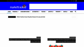 What Markettrack.id website looked like in 2020 (3 years ago)