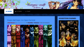 What Mangas-vostfr.pro website looked like in 2020 (3 years ago)