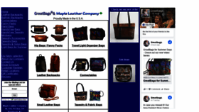 What Mapleleather.com website looked like in 2020 (3 years ago)