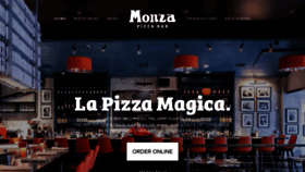 What Monzapizza.com website looked like in 2020 (4 years ago)