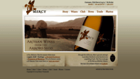 What Mercywines.com website looked like in 2020 (3 years ago)