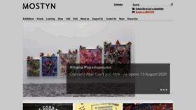 What Mostyn.org website looked like in 2020 (4 years ago)